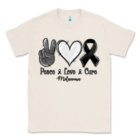 Natural Peace Love Cure Melanoma Cancer Classic Tee - Jasminsmagicworld