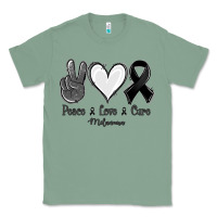 Sage Peace Love Cure Melanoma Cancer Classic Tee - Jasminsmagicworld