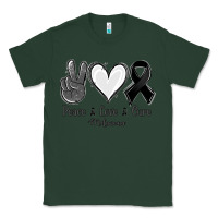 Sports Green Peace Love Cure Melanoma Cancer Classic Tee - Jasminsmagicworld
