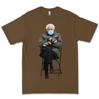 Cacao bernie sitting in the cold with mittens meme Premium Tee - artisFamous