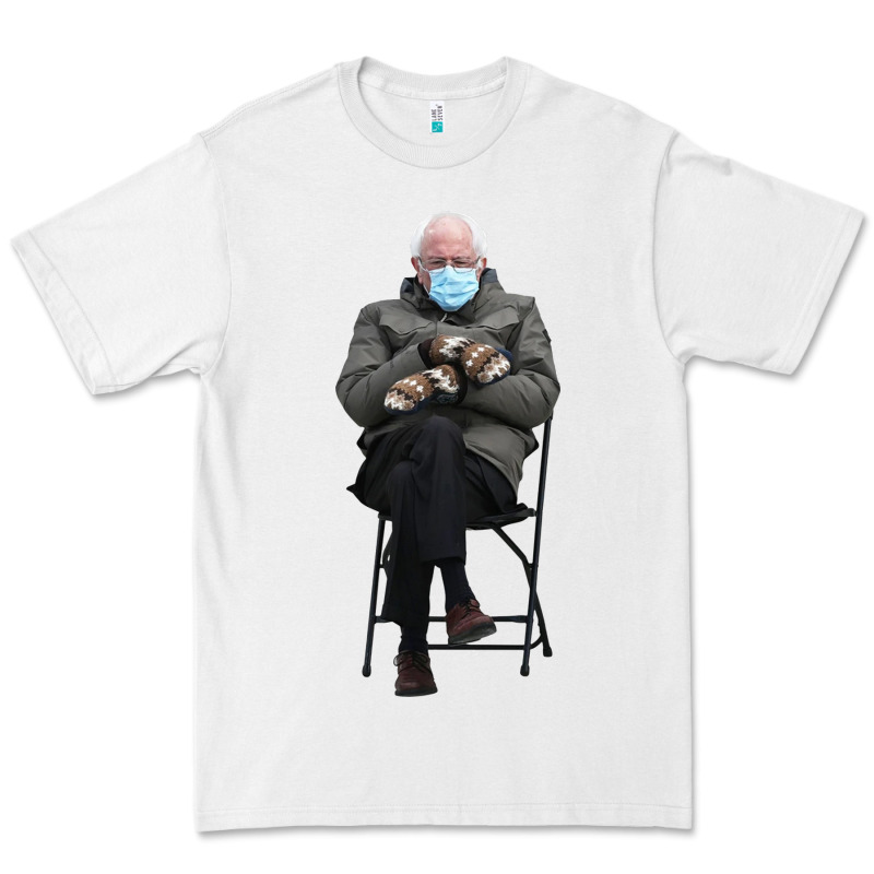 Bernie Sitting In The Cold With Mittens Meme Premium Tee by artisFamous | Teevron