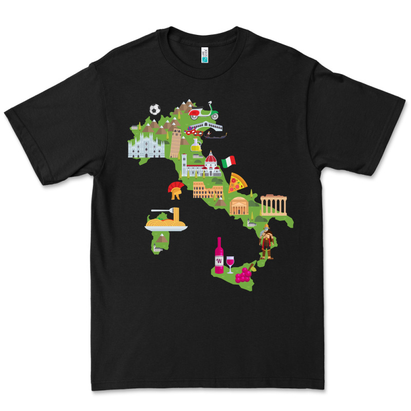 Italy Map Premium Tee by artisFamous | Teevron