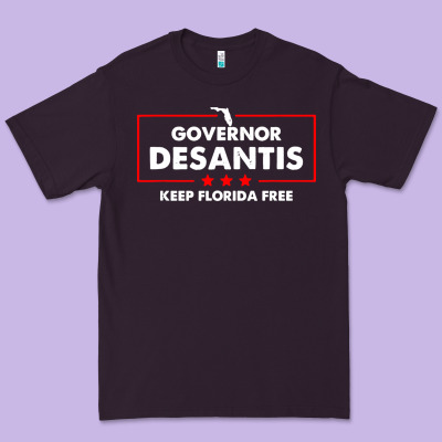 Desantis Governor Keep Florida Free Premium Tee Designed By Artisfamous