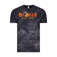 Cloud Black Fall Gobble Gobble Til You Wobble Vintage Tee - LillyAllenDesigns