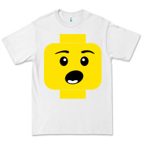 White surprised expression lego head Premium Tee - artisFamous