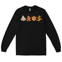 Black christmas cookies Long Sleeve Tee - LillyAllenDesigns