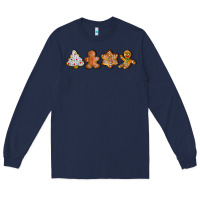 Navy christmas cookies Long Sleeve Tee - LillyAllenDesigns