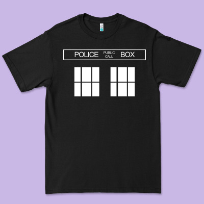 The Blue Box T Shirt Doctor Doc Dalek Bbc Bow Tie Tv Tenth Eleventh Wh Premium Tee Designed By Artisfamous