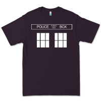 Plum the blue box t shirt doctor doc dalek bbc bow tie tv tenth eleventh wh Premium Tee - artisFamous