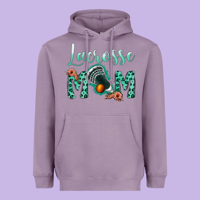 Lacrose Mom Heavyweight Hoodie Designed By Jasminsmagicworld