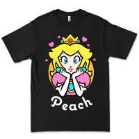 Black peach graphic Premium Tee - artisFamous