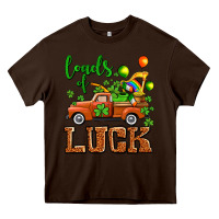 Chocolate Brown St. Patrick's Day loads of truck Heavy Core Tee - OliviaCreatesArt