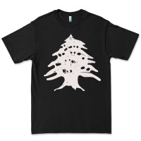 Black retro lebanon cedar  lebanese Premium Tee - artisFamous