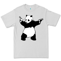 Dove Grey banksy panda Premium Tee - artisFamous