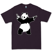 Plum banksy panda Premium Tee - artisFamous