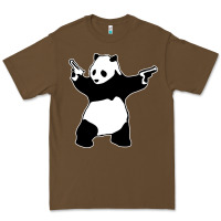 Cacao banksy panda Premium Tee - artisFamous