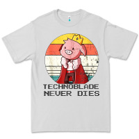 Dove Grey retro style technoblade merch cosplay Premium Tee - artisFamous