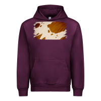 Mauve Wine Cowhide Lightbrown Urban Hoodie - Jasminsmagicworld