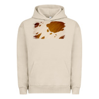 Pigment French Oak Cowhide Lightbrown Urban Hoodie - Jasminsmagicworld