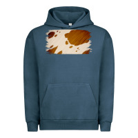 Pigment Midnight Navy Cowhide Lightbrown Urban Hoodie - Jasminsmagicworld