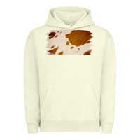 Pigment Pistachio Cowhide Lightbrown Urban Hoodie - Jasminsmagicworld
