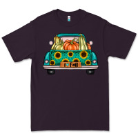 Plum i love fall truck Premium Tee - artisFamous