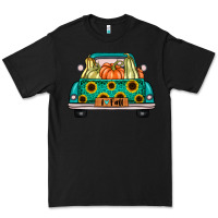 Black i love fall truck Premium Tee - artisFamous