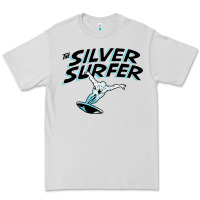 Dove Grey silver surfer Premium Tee - artisFamous