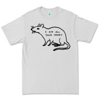 Dove Grey I Ate All Your Money Premium Tee - artisFamous