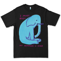 Black i must rest my rampage is over Premium Tee - artisFamous