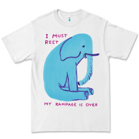 White i must rest my rampage is over Premium Tee - artisFamous