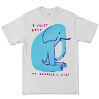 Dove Grey i must rest my rampage is over Premium Tee - artisFamous
