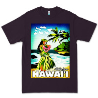 Hawaii Hula Girl Premium Tee | Teevron
