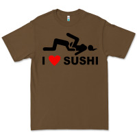 Cacao i love sushi funny Premium Tee - artisFamous
