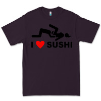 Plum i love sushi funny Premium Tee - artisFamous