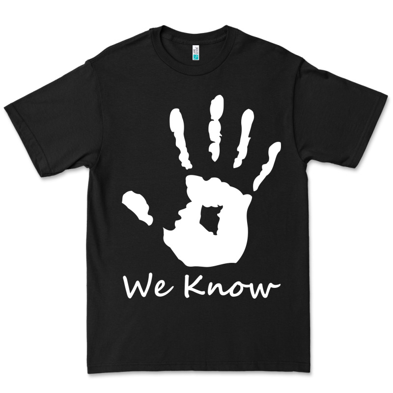 Skyrim Dark Brotherhood We Know Hand Novelty Kids Mens Womens T Shirt Premium Tee by artisFamous | Teevron