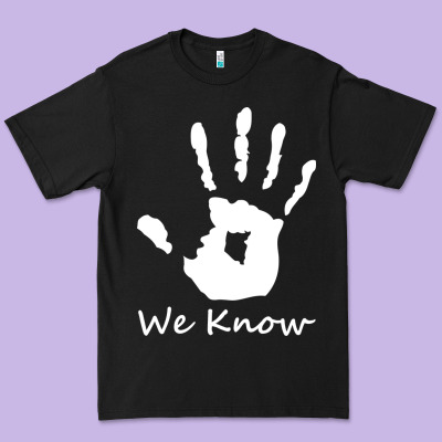 Skyrim Dark Brotherhood We Know Hand Novelty Kids Mens Womens T Shirt Premium Tee Designed By Artisfamous