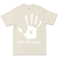 Bone skyrim dark brotherhood we know hand novelty kids mens womens t shirt Premium Tee - artisFamous