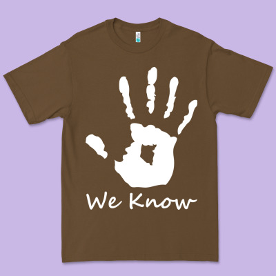 Skyrim Dark Brotherhood We Know Hand Novelty Kids Mens Womens T Shirt Premium Tee Designed By Artisfamous