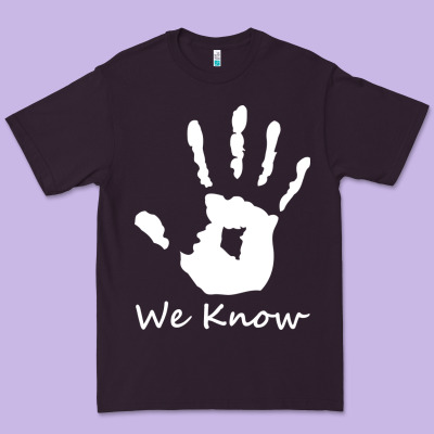 Skyrim Dark Brotherhood We Know Hand Novelty Kids Mens Womens T Shirt Premium Tee Designed By Artisfamous