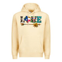 Pina Colada love texas serape cowhide cactus and sunflowers Premium Hoodie - Artiststas