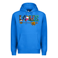 True Royal love texas serape cowhide cactus and sunflowers Premium Hoodie - Artiststas