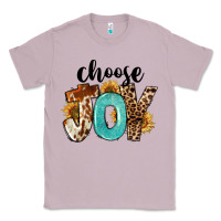 Lilac Western Choose Joy Classic Tee - FaDigitalArtStudio