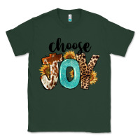 Sports Green Western Choose Joy Classic Tee - FaDigitalArtStudio