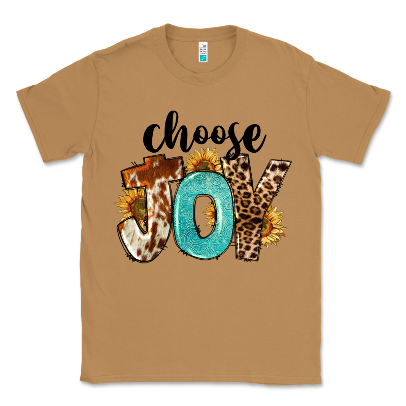 Western Choose Joy Classic Tee by FaDigitalArtStudio | Teevron