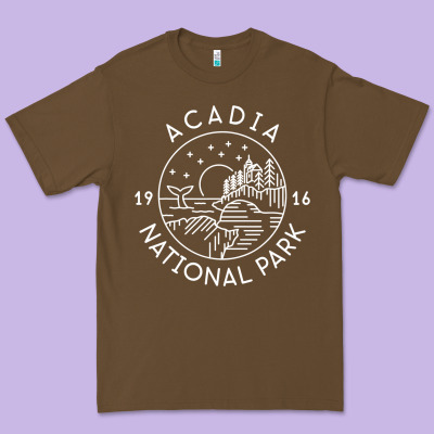 A.ca.di.a National Park 1916 Mai.ne Bar Harbor T Sh Premium Tee Designed By Artisfamous