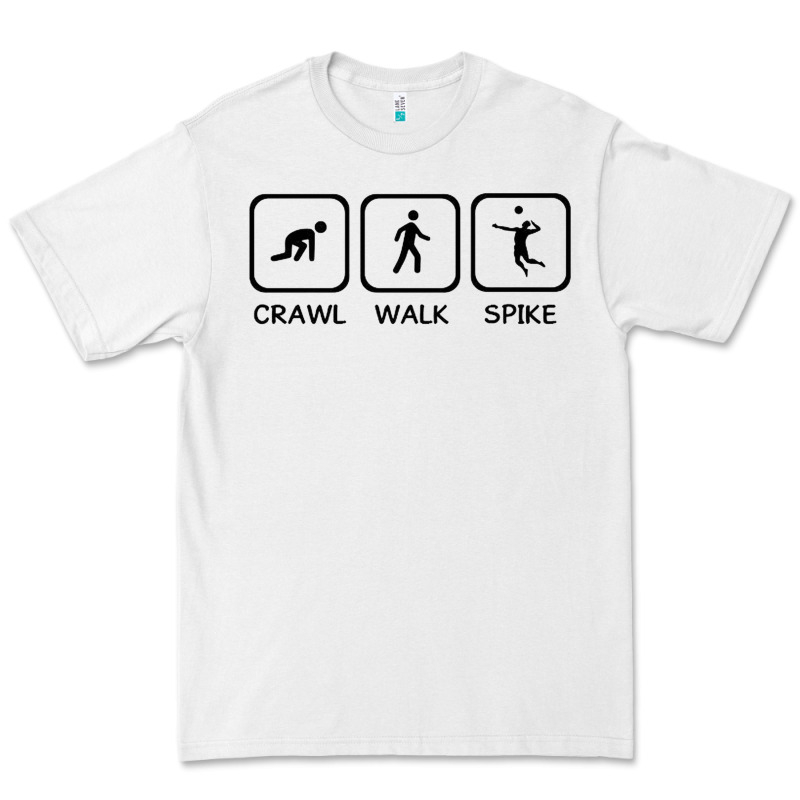 Crawl Walk Spike Volleyball Premium Tee by artisFamous | Teevron