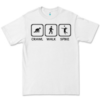 White crawl walk spike volleyball Premium Tee - artisFamous