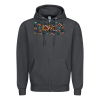 Smoke for the love of the game American football Zipper Hoodie - Jasminsmagicworld