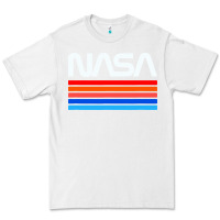 White vintage retro nasa Premium Tee - artisFamous